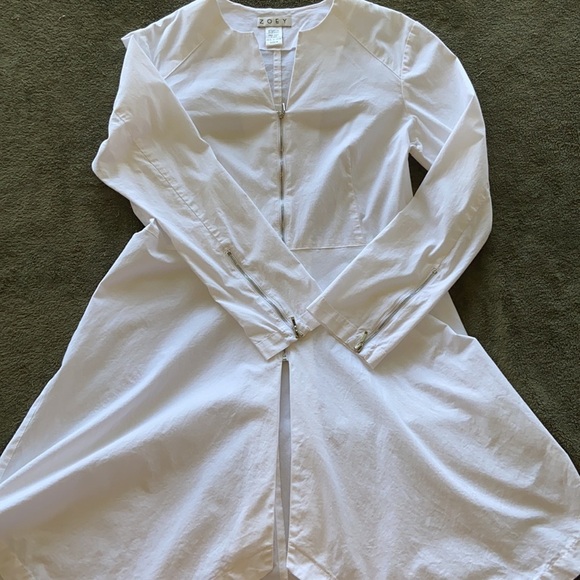 Zoey Cotton Stretch Zippered Top/Shirt Dress - Picture 5 of 10